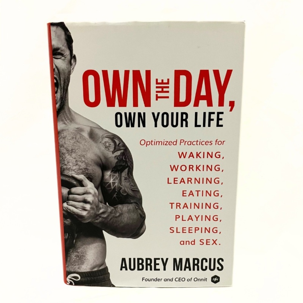 3/$25 Own The Day Own Your Life Book by Aubrey Marcus
